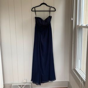 Navy bridesmaid dress